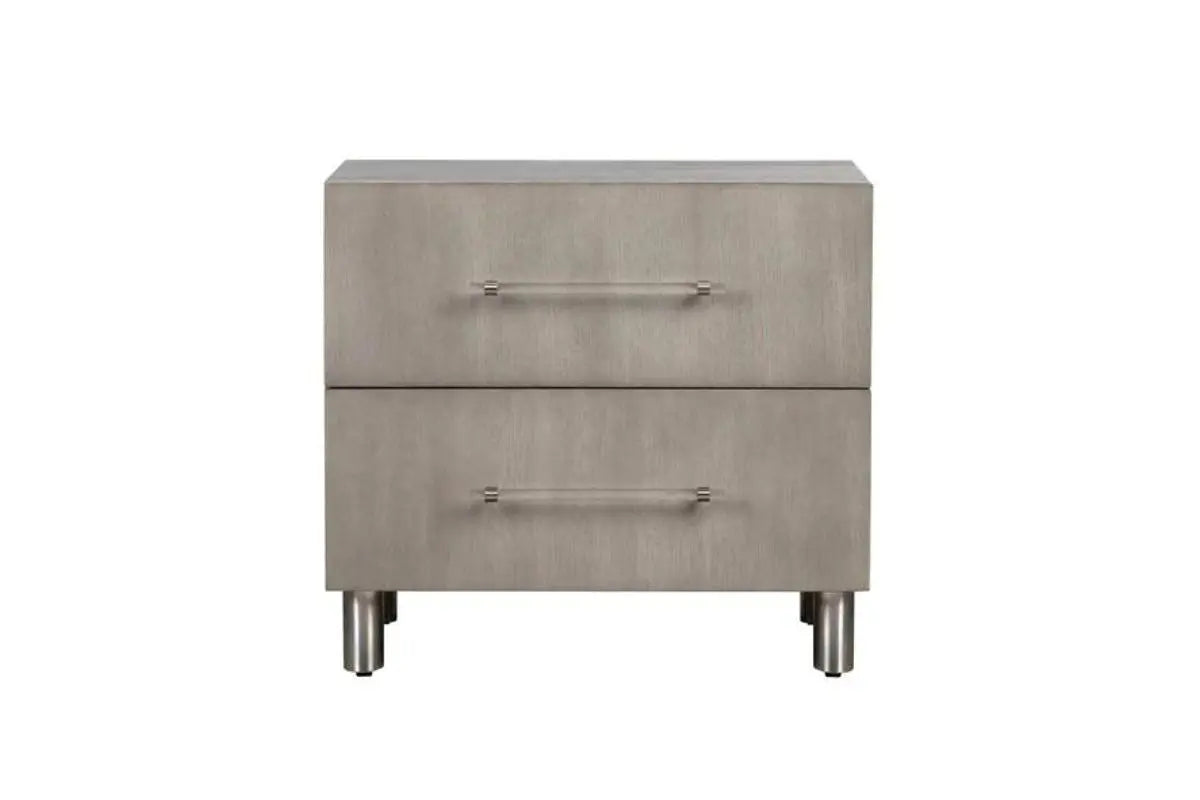 ARGENTO03:Argento Panel Bed & Dresser & , Front