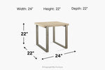 091373316:Ariela End Table,