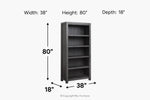321446888:Aspen Valley Bookcase,