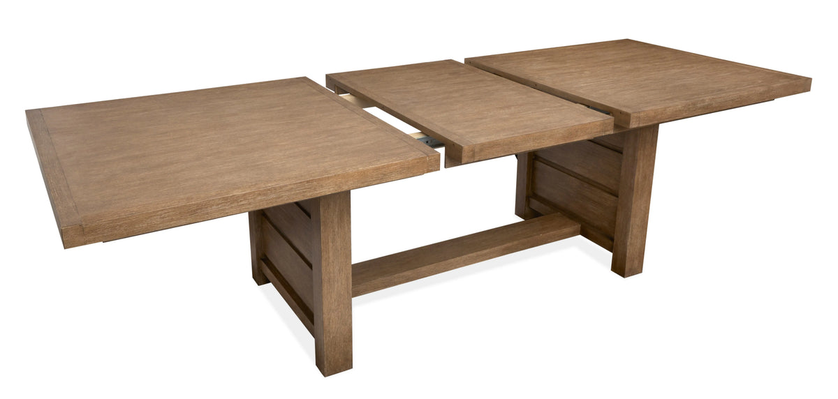 ASPENVA96:Aspen Valley Dining Table & 6 , Open