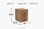 729710709:Aspen Valley File Cabinet,