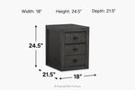 960625133:Aspen Valley File Cabinet,