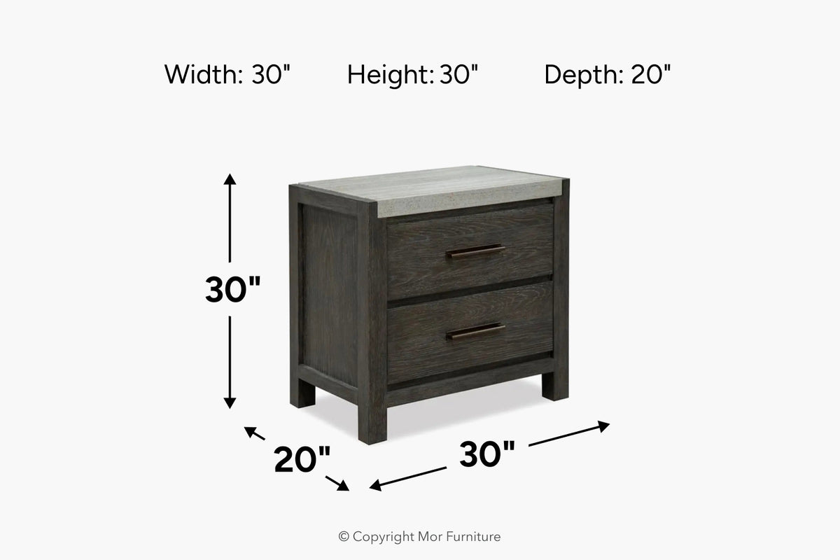 022110052:Aspen Valley Nightstand,