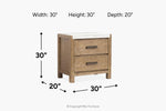 703748790:Aspen Valley Nightstand,