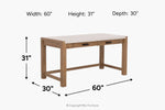 450980400:Aspen Valley Office Desk,