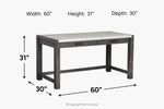 818382469:Aspen Valley Office Desk,