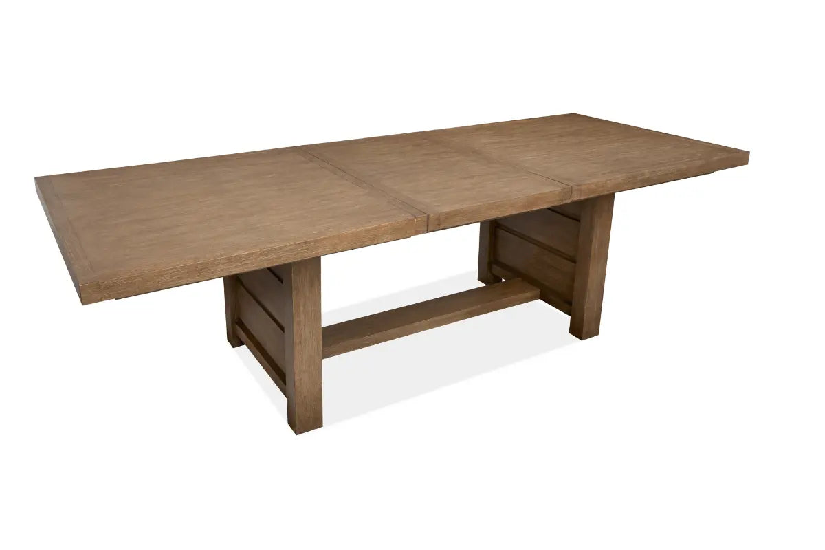 ASPENVA96:Aspen Valley Dining Table & 6 , Angle