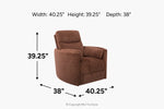 367002364:Auburn Swivel Gliding Recliner,