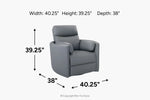 376650187:Auburn Swivel Gliding Recliner,