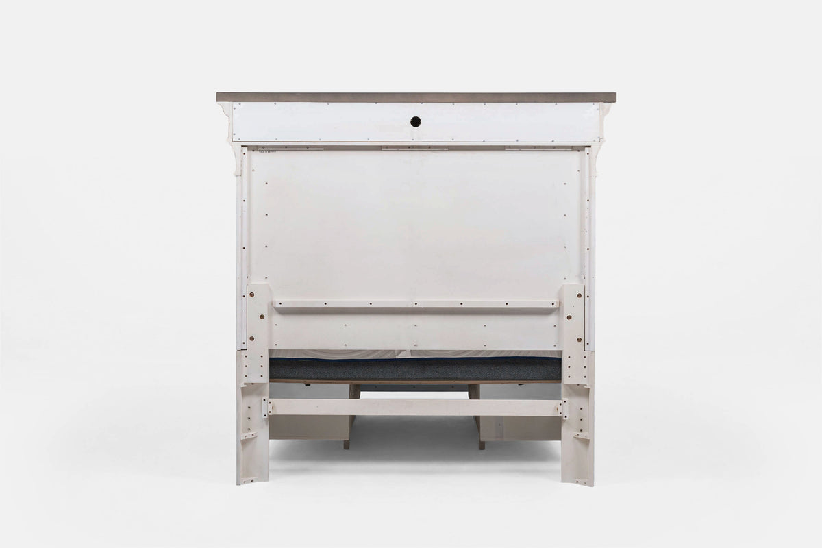 AUGUSTA03:Augusta Panel Bed With Storage & Dresser & Mirror & Nightstand, Back