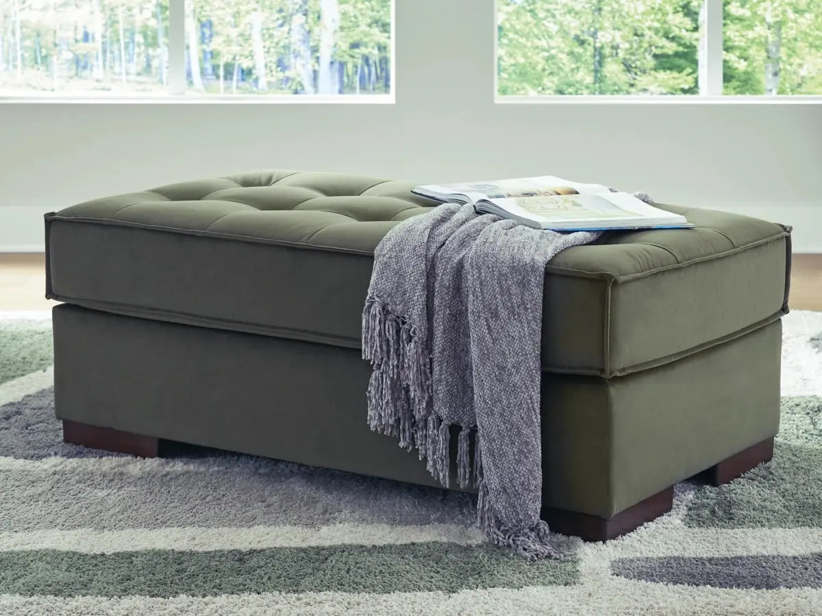 990135595:Austen Cocktail Ottoman, Styled