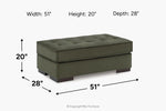990135595:Austen Oversized Ottoman,