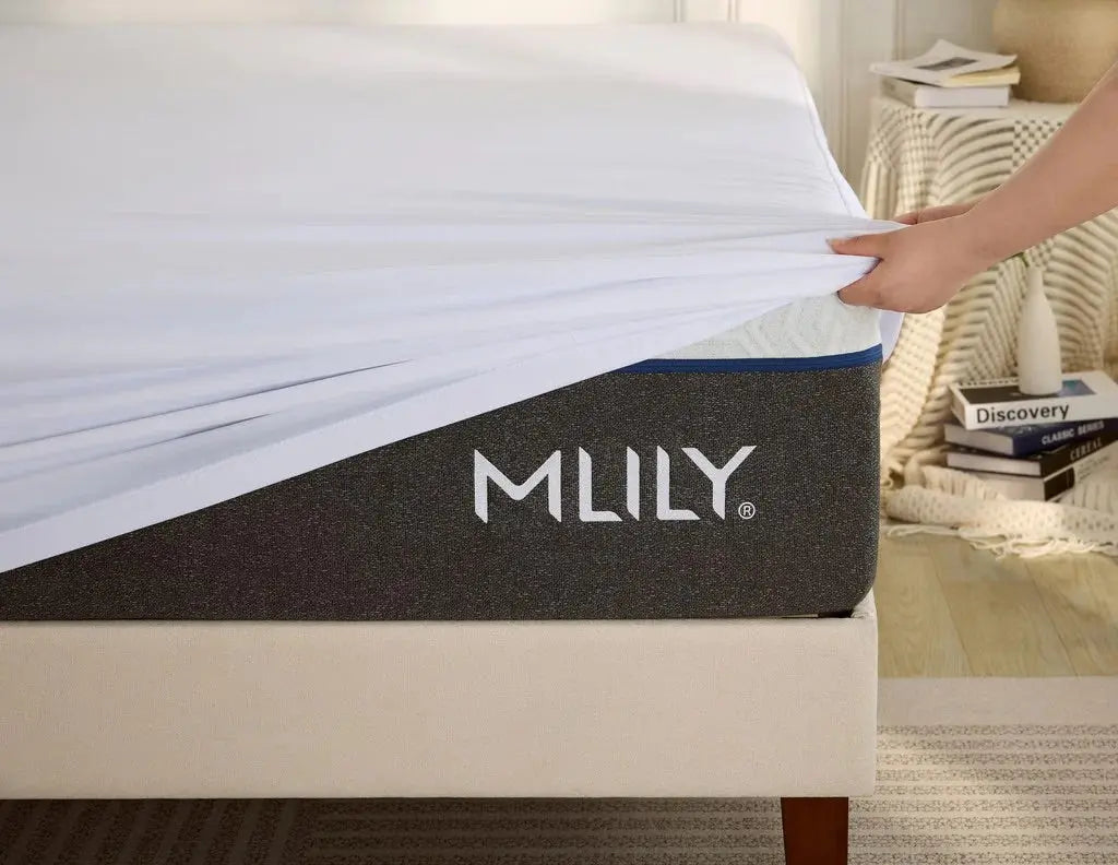 851346459:Mlily Bamboo Mattress Protecto,