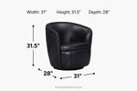 335100023:Barolo Swivel Chair,
