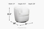 652378737:Barolo Swivel Chair,