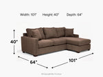 346703529:Barrett Sofa Chaise,