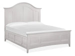 844849966:Bay Creek Arch Panel Bed, Dresser, Mirror & Nightstand in White, California King, Image 2