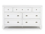 844849966:Bay Creek Arch Panel Bed, Dresser, Mirror & Nightstand in White, California King, Image 6