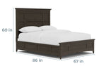 913009337:Bay Creek Panel Bed,