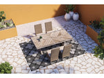 BEACHFR02:Beachcroft Patio Table & 4 Cha,