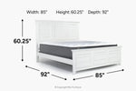 827928471:Bella Panel Bed,