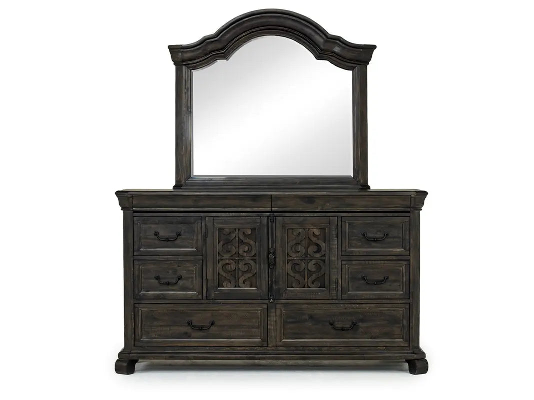 BELLAMY08:Bellamy Sleigh Bed & Dresser &, Front