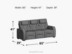 949845247:Blitz Reclining Sofa,