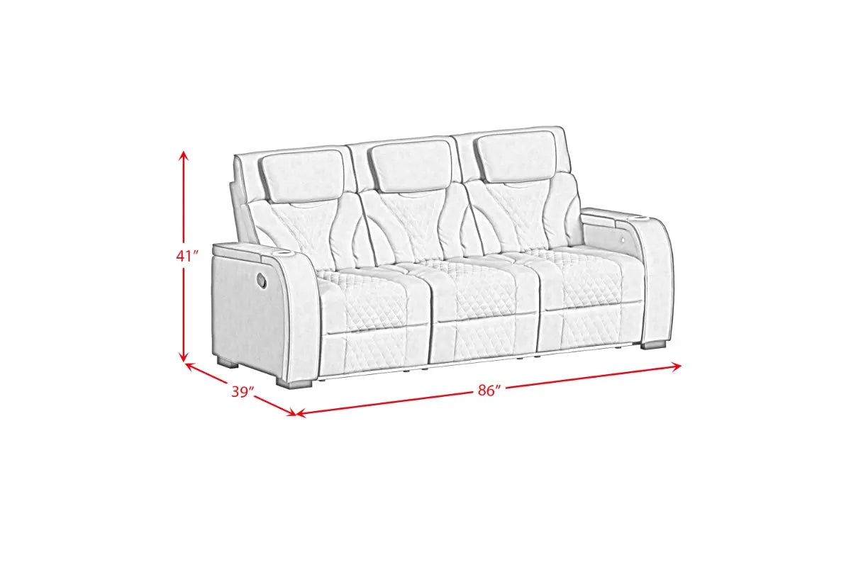 949845247:Blitz Reclining Sofa,