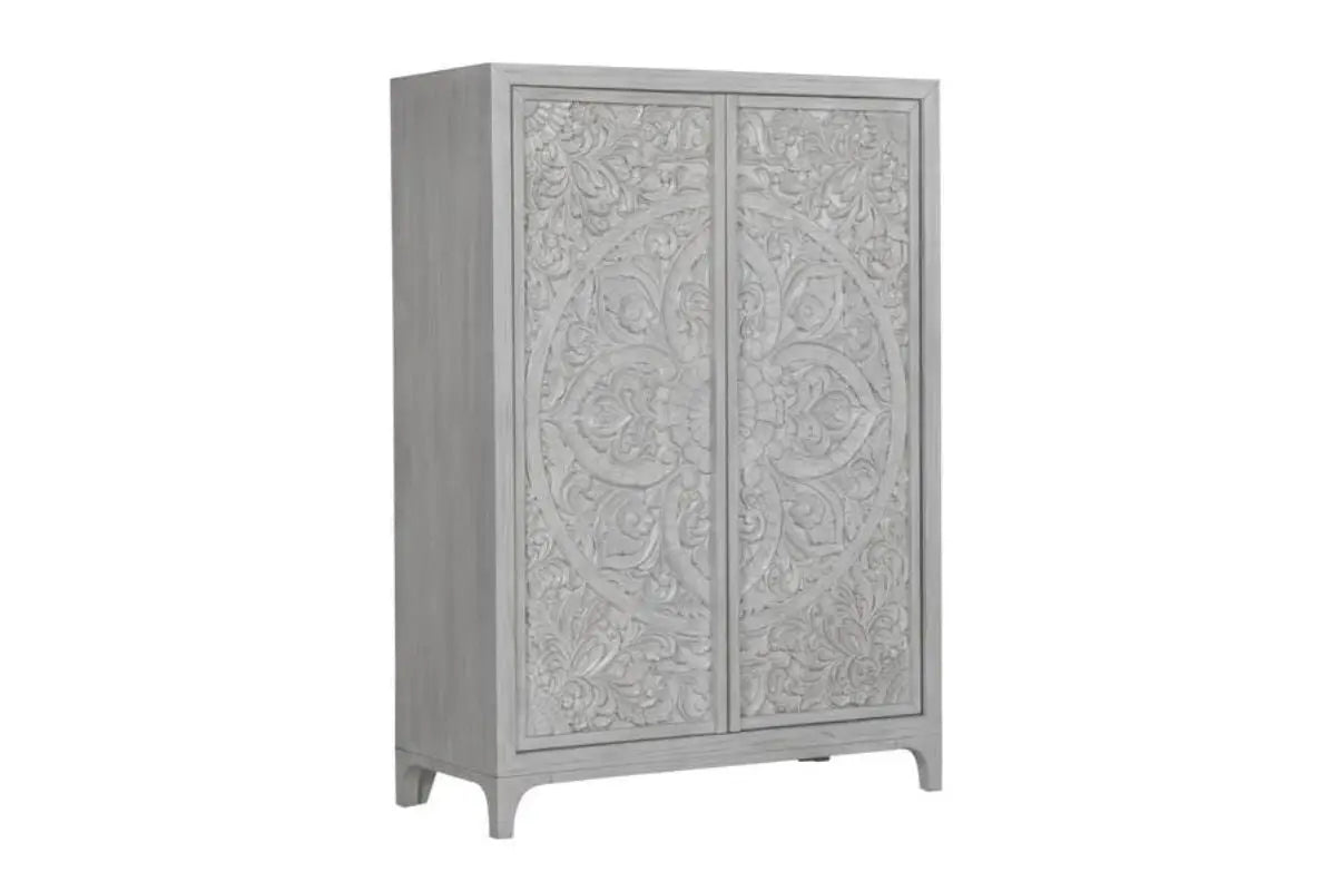 780988408:Boho Chic Armoire, AngledAngle