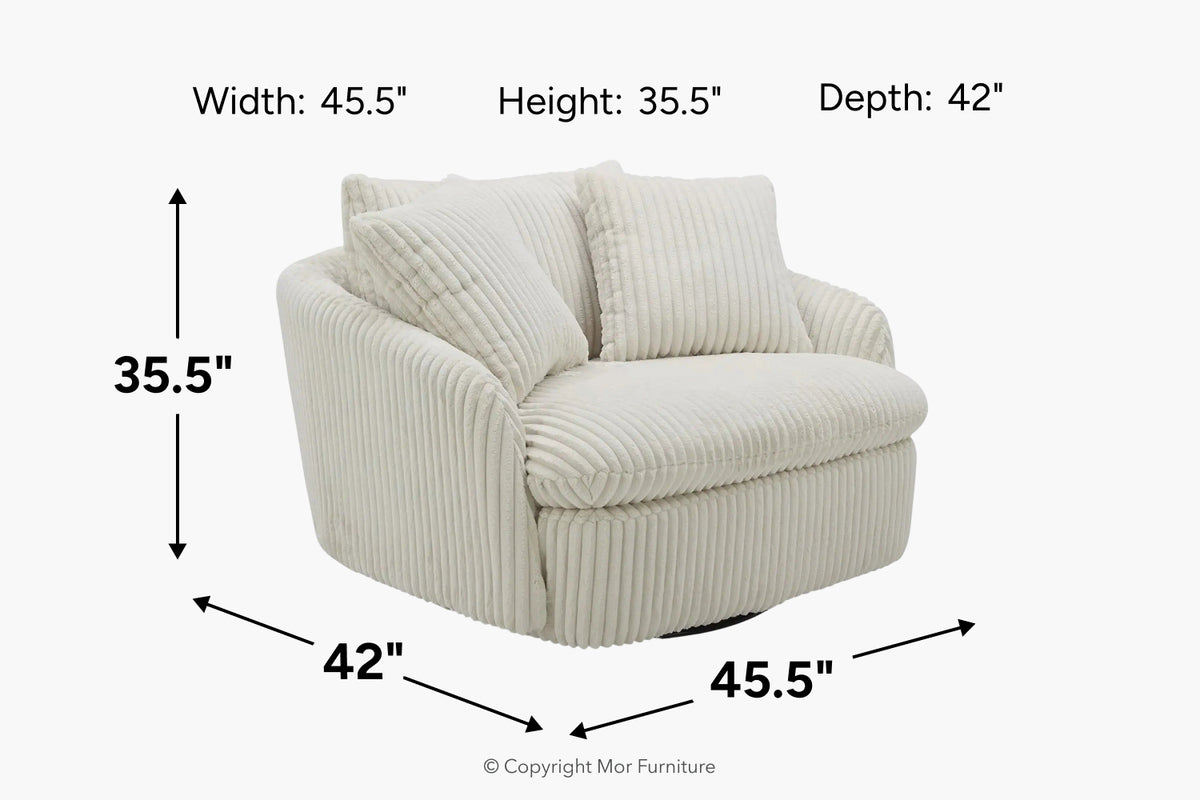 836402111:Boomer Swivel Chair,