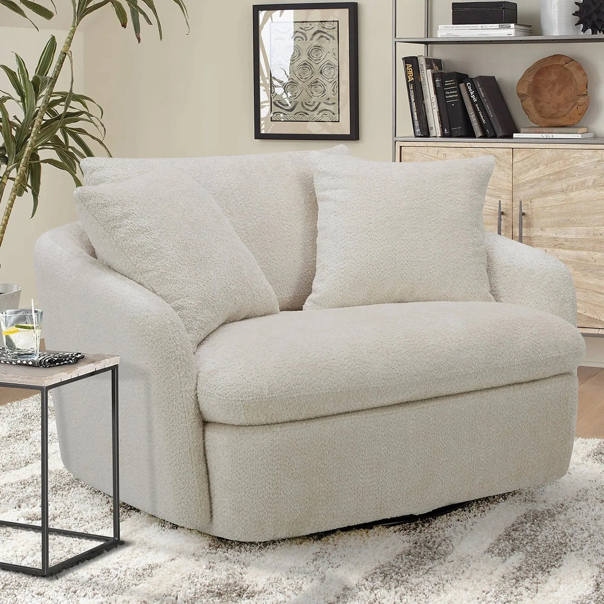 709018749:Boomer Swivel Chair, Styled