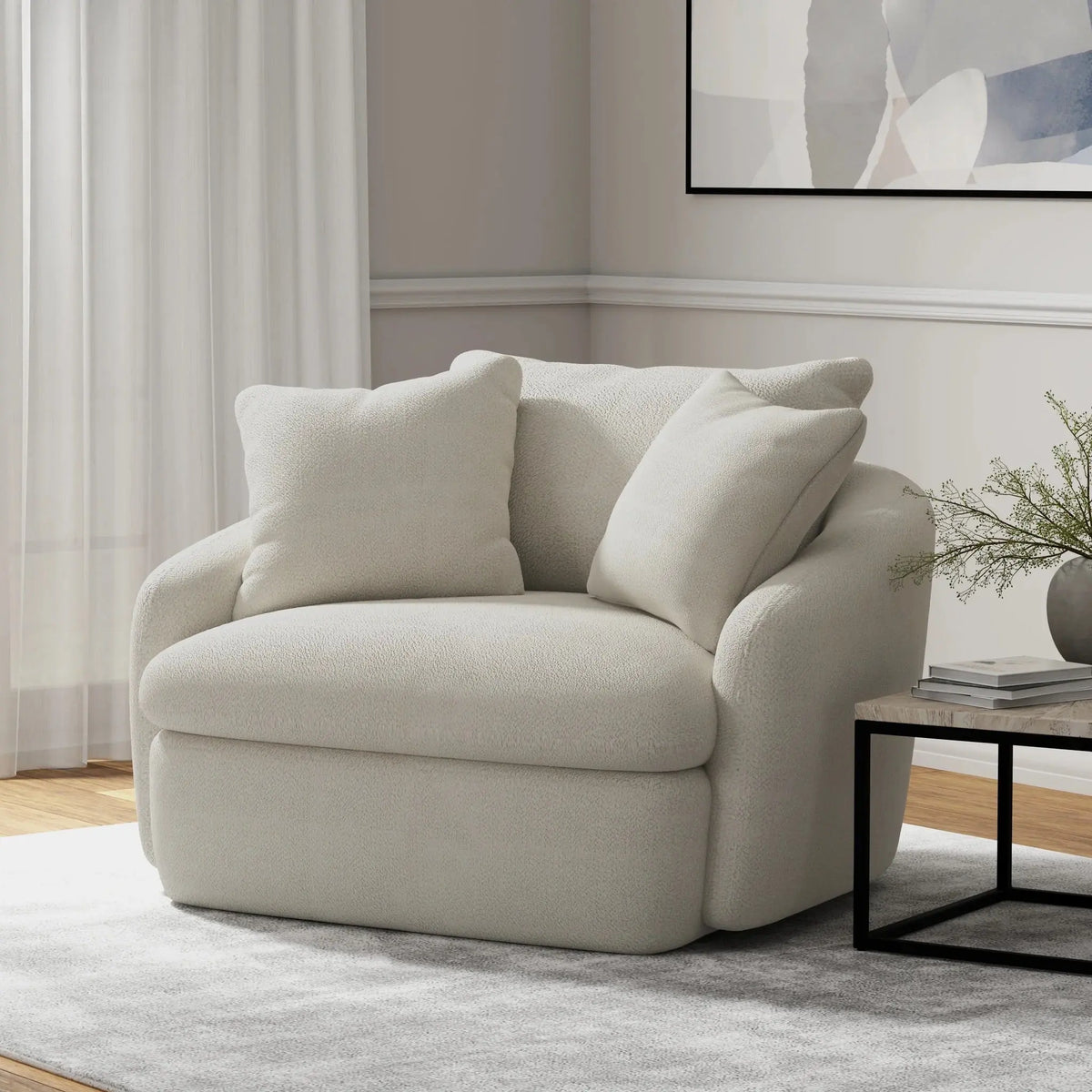 709018749:Boomer Swivel Chair, Styled