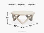 873856012:Bostwick Round Coffee Table,