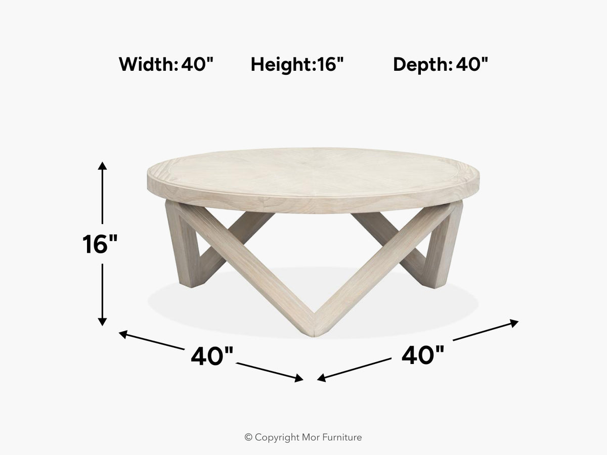 873856012:Bostwick Round Coffee Table,