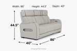520136461:Boyington 2 Power Sofa,