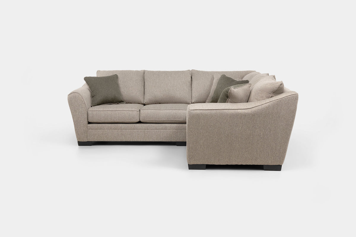 BRAZIL031:Brazil Tux Loveseat Sectional, Front