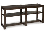 453926277:Breckington 3 Piece Sofa Table, AngledAngle