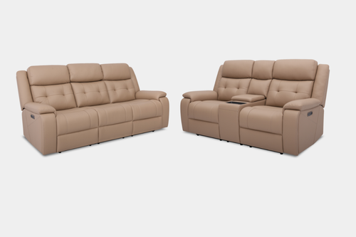 BREMEN001:Bremen 2 Power Sofa & Console Loveseat,