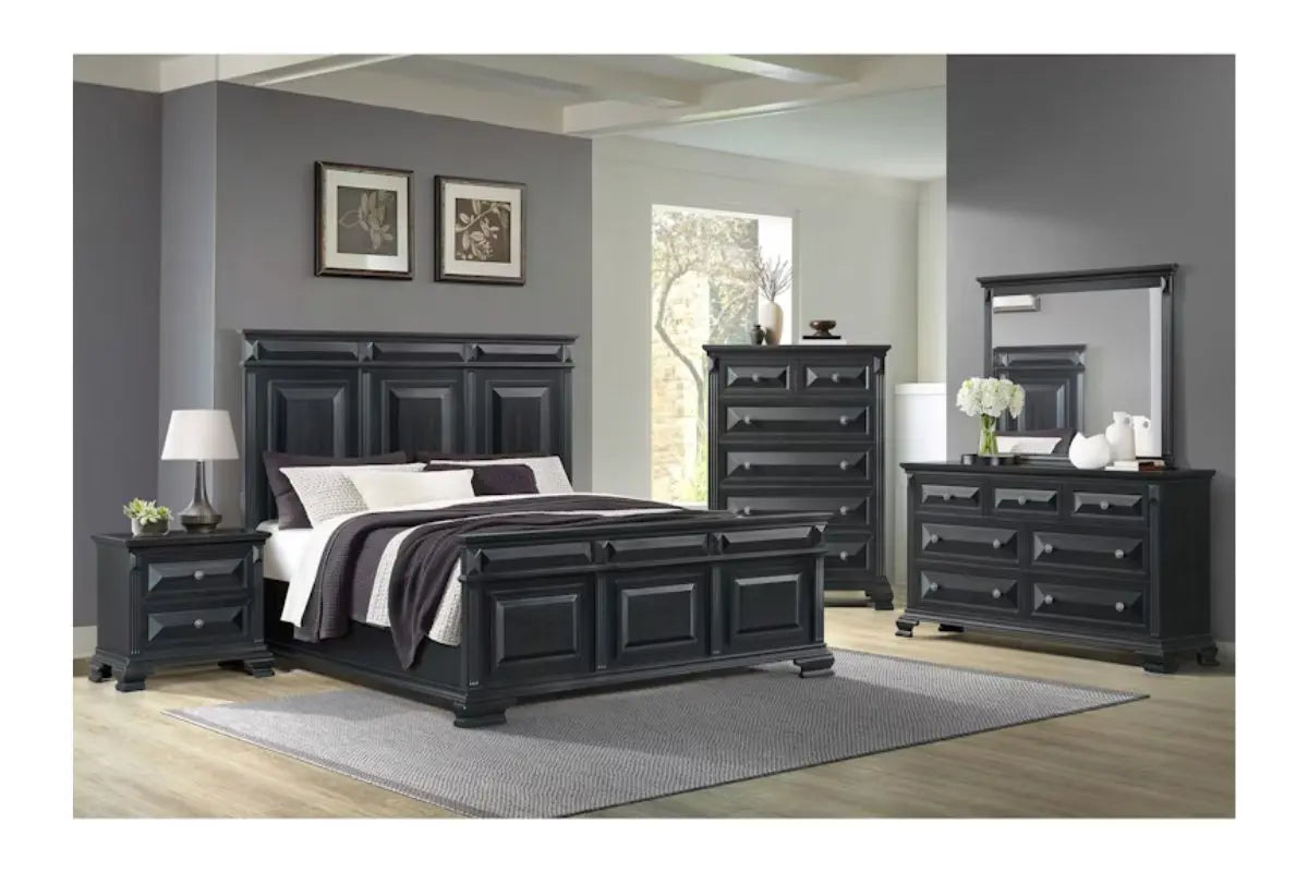 BRIDGES13:Bridgestone Panel Bed & Dresse, Styled