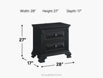 539391625:Bridgestone Nightstand,