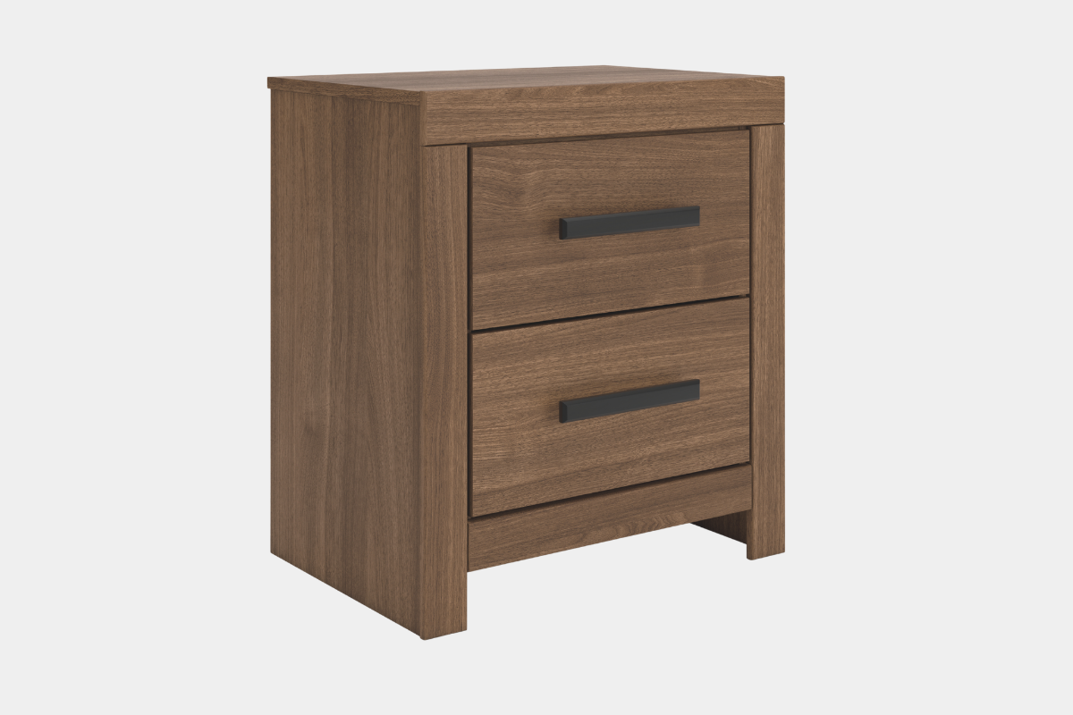 BROACHM41:Broachmyn Panel Bed & Dresser & Mirror & Nightstand, Angled