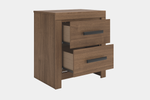 BROACHM41:Broachmyn Panel Bed & Dresser & Mirror & Nightstand, Open