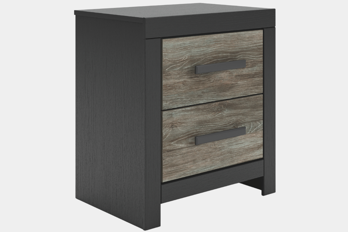 BROACHM32:Broachmyn Panel Bed & Dresser & Mirror & Nightstand, Angled