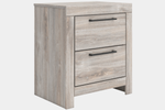 BROACHM15:Broachmyn Panel Bed & Dresser & Mirror & Nightstand, Angled