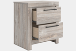 BROACHM15:Broachmyn Panel Bed & Dresser & Mirror & Nightstand, Open