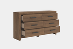 BROACHM45:Broachmyn Panel Bed & Dresser & Mirror & Nightstand, Open