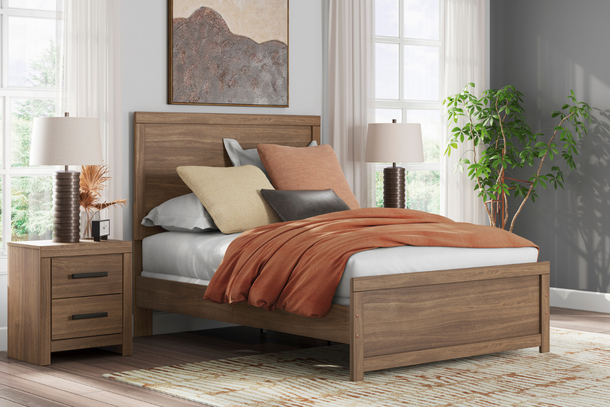 BROACHM42:Broachmyn Panel Bed, Styled