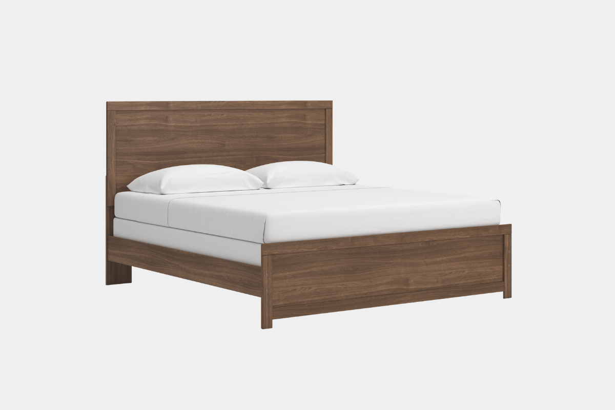 BROACHM40:Broachmyn Panel Bed, Angled
