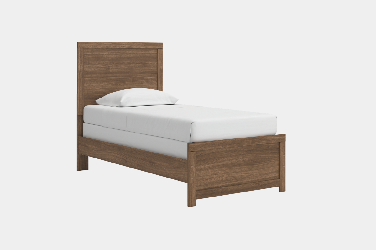 BROACHM44:Broachmyn Panel Bed, Angled