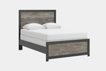 BROACHM30:Broachmyn Panel Bed, Angled